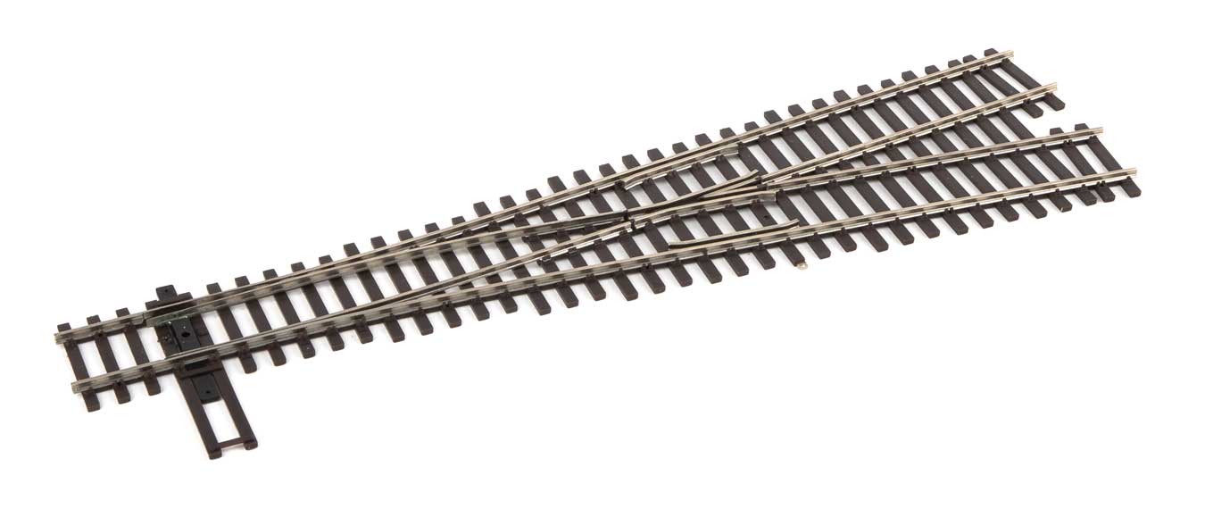 WalthersTrack HO 948-83034 Code 83 Nickel Silver DCC-Friendly #4 Wye Turnout