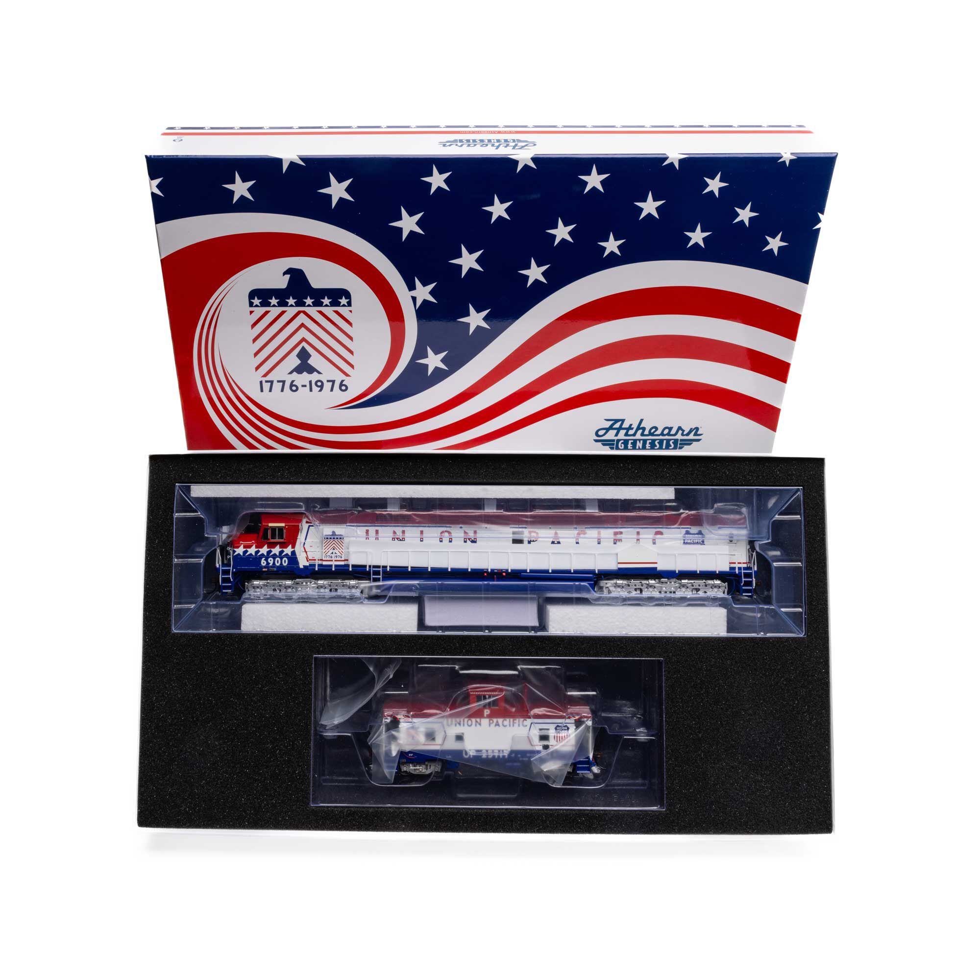 Athearn Genesis HO ATHG71520 DCC Ready EMD DDA40X Locomotive Union Pacific UP #6900 with ICC Caboose #25717