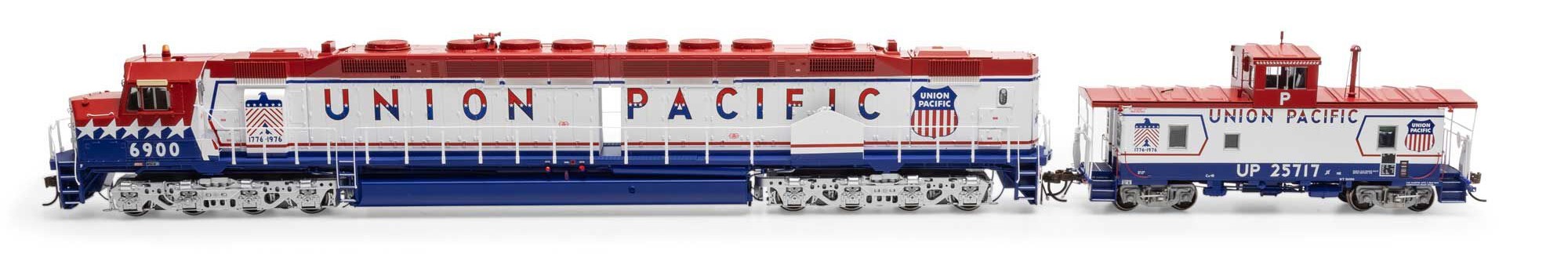 Athearn Genesis HO ATHG71520 DCC Ready EMD DDA40X Locomotive Union Pacific UP #6900 with ICC Caboose #25717