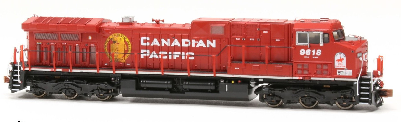 ScaleTrains Rivet Counter N SXT39100 DCC Ready GE AC4400CW Locomotive Canadian Pacific 'Beaver - RCMP Musical Ride Scheme' CP #9618