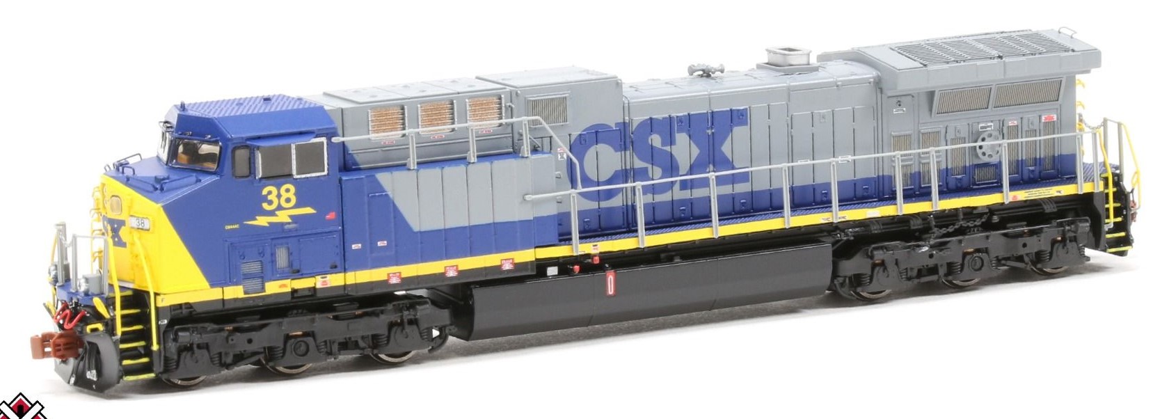 ScaleTrains Rivet Counter N SXT39101 DCC/ESU LokSound V5 Equipped GE AC4400CW Locomotive CSX 'YN2' Scheme CSX #38