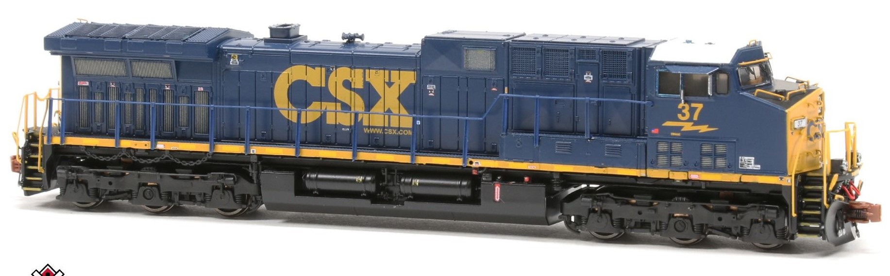 ScaleTrains Rivet Counter N SXT39113 DCC/ESU LokSound V5 Equipped GE AC4400CW Locomotive CSX 'YN3.com' Scheme CSX #37