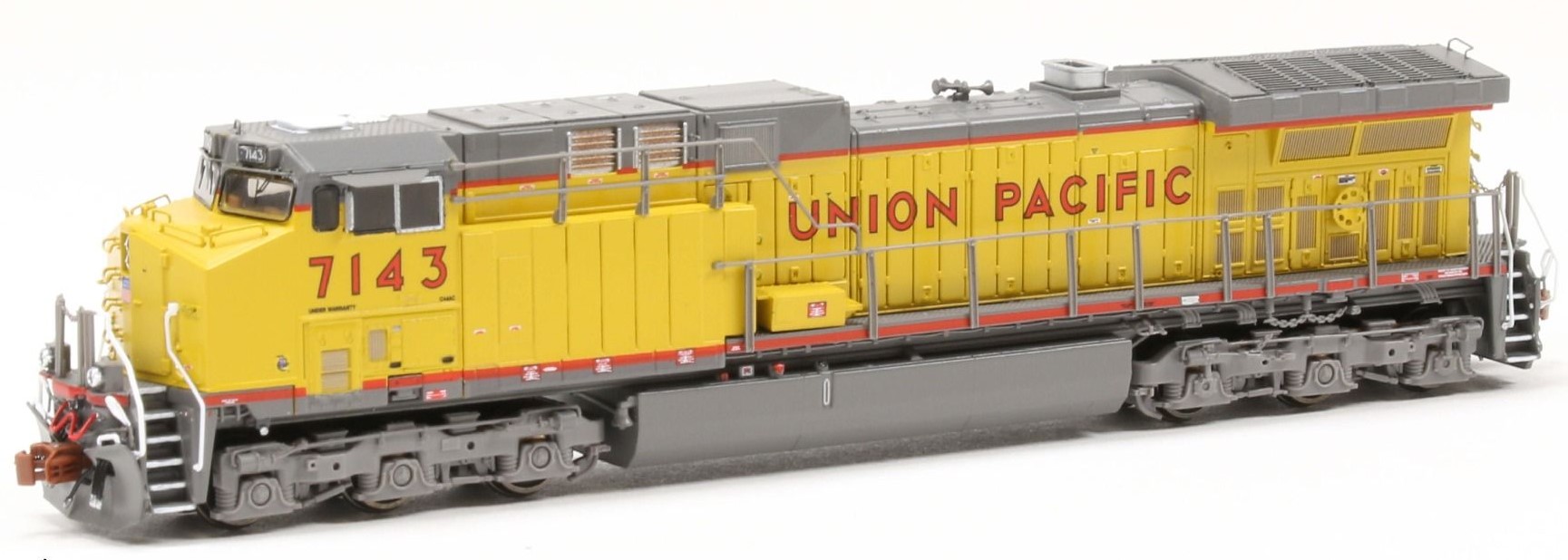 ScaleTrains Rivet Counter N SXT39139 DCC/ESU LokSound V5 Equipped GE AC4400CW Locomotive Union Pacific w/Red Sill Stripe UP #7143