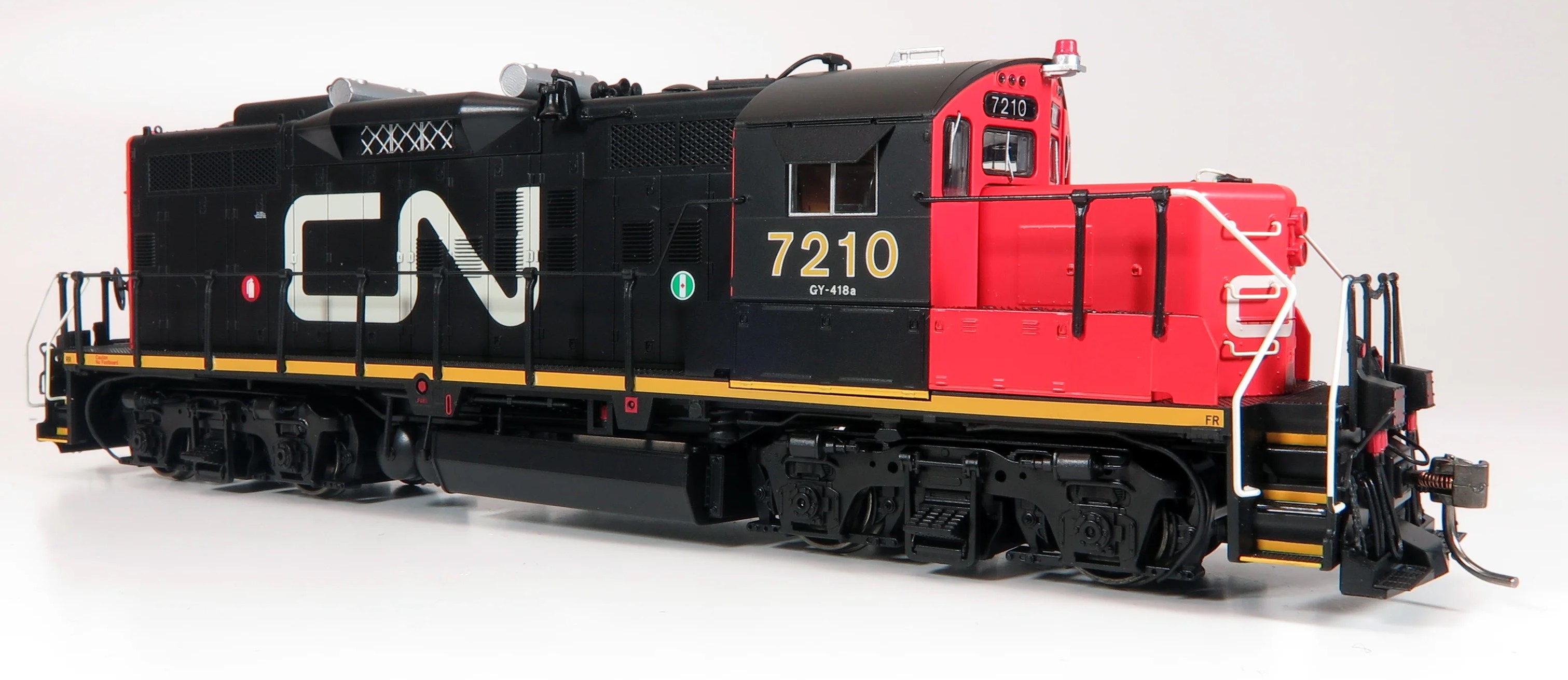 Rapido Trains Inc HO 41515 DCC/ESU LokSound V5 Equipped EMD GP9rm Mother & Powered Slug Set Canadian National Early 'Large Noodle Logo' CN #7240 + #241