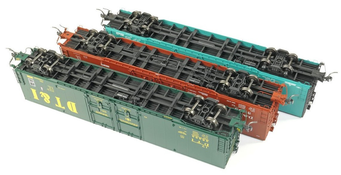 Tangent Scale Models HO 33016-05 Greenville 6,000CuFt 60' Double Door Box Car Detroit and Toledo Shore Line 'Delivery Red 11-1963' DTS #5408