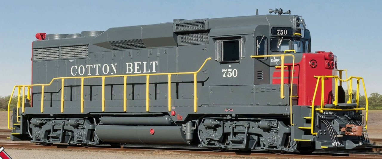 ScaleTrains Rivet Counter HO SXT39259 DCC/ESU Loksound 5 Equipped EMD GP30 Locomotive Cotton Belt 'Bloody Nose - As Delivered' #757