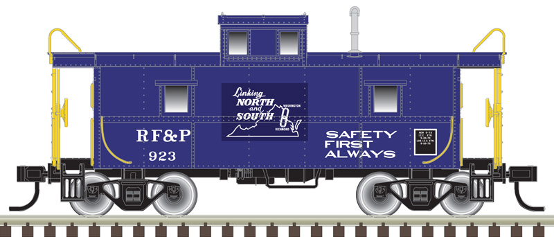 Atlas Trainman N 50006034 C&O-Style Steel Center-Cupola Caboose