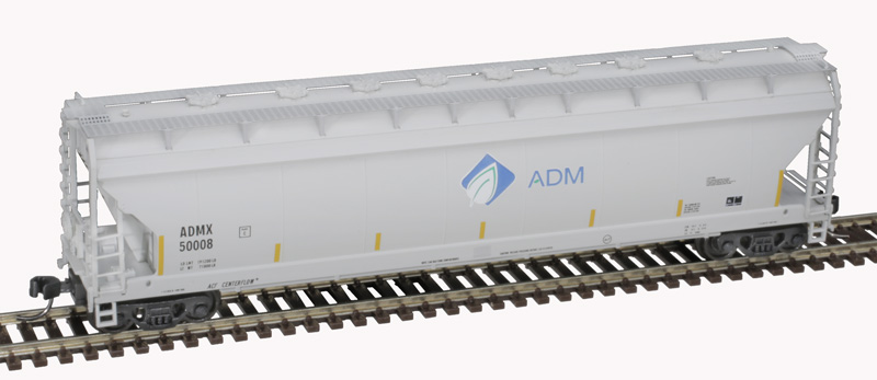 Atlas Master N 50006070 ACF Pressureaide Centerflow Covered Hopper ADM 'Leaf Scheme' ADMX #50008