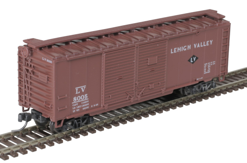 Atlas Trainman N 50006199 40' Double-Door Boxcar Lehigh Valley LV #8005