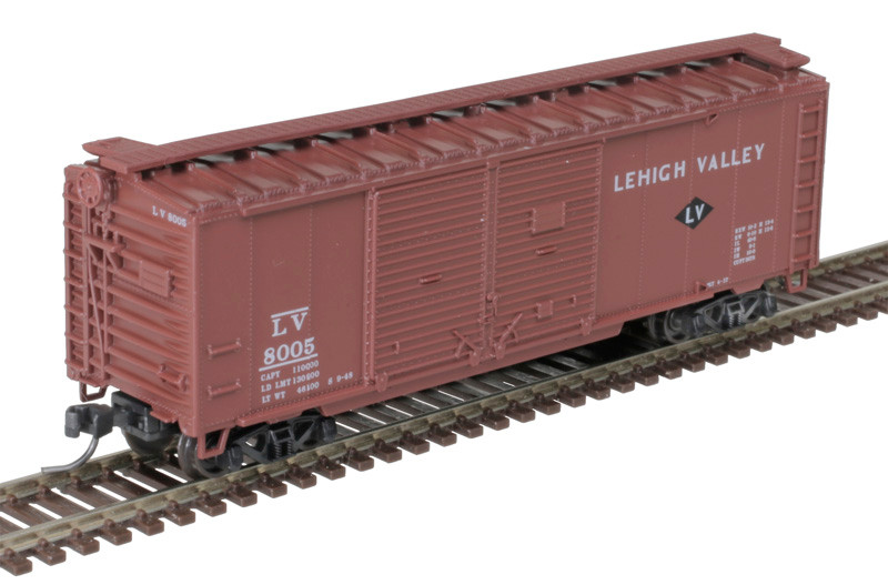 Atlas Trainman N 50006200 40' Double-Door Boxcar Lehigh Valley LV #8019