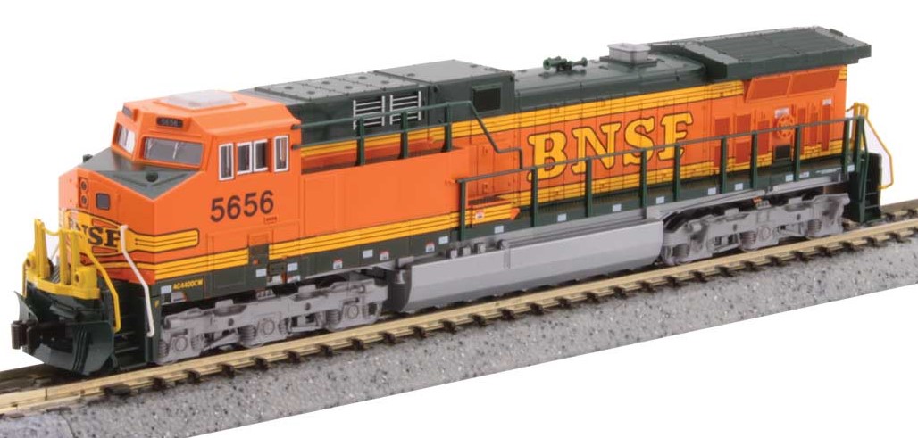 Kato N 176-7114 DCC Ready GE AC4400CW Locomotive BNSF Railway 'H1 Scheme' BNSF #5656