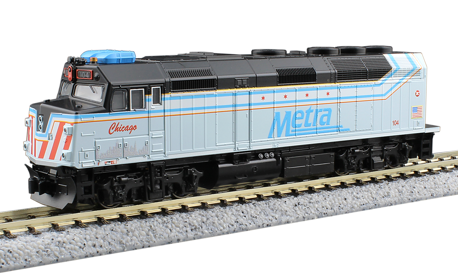 鉄道模型 kato USA F40PH Chicago Metra New Paint Amazon.com: Kato USA, Inc. F40PH Chicago Metra #157 City of