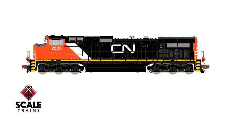 ScaleTrains Rivet Counter N SXT38688 DCC Ready GE DASH 9 Canadian National 'As Delivered' CN #2612