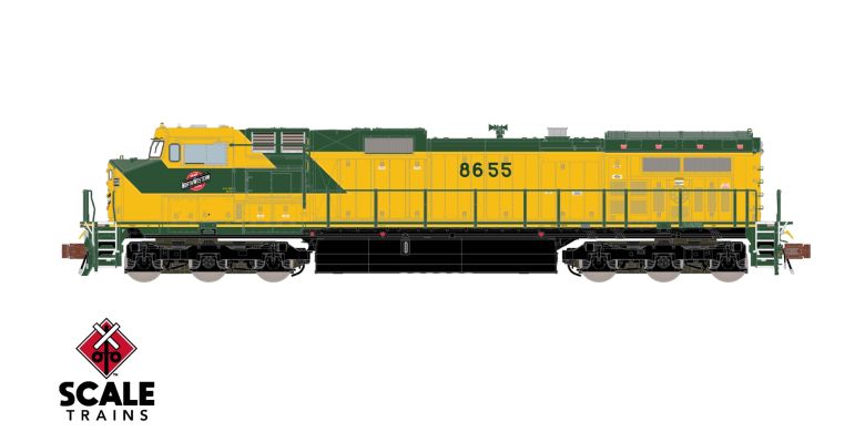 ScaleTrains Rivet Counter N SXT38697 DCC/ESU LokSound GE DASH 9 Chicago & North Western 'As Delivered' CNW #8655