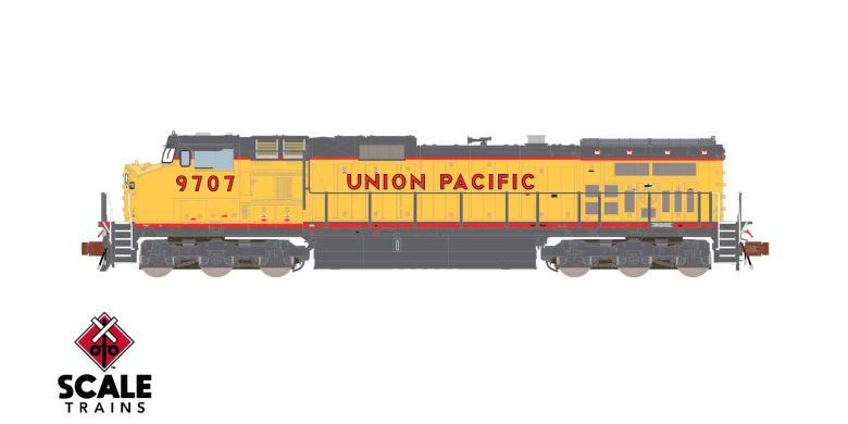 ScaleTrains Rivet Counter N SXT38729 DCC/ESU LokSound GE DASH 9 Union Pacific 'As Delivered' UP #9723