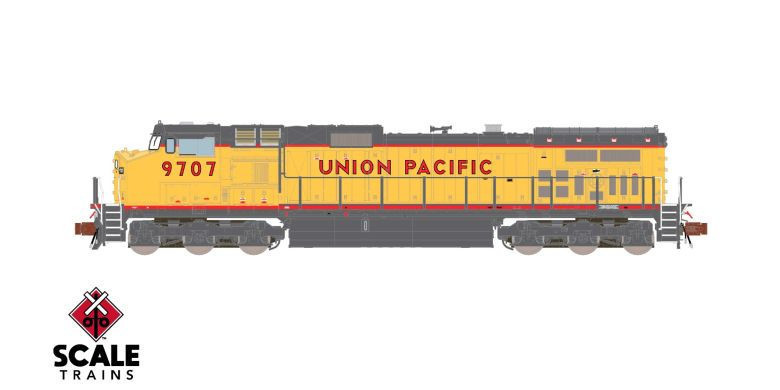 ScaleTrains Rivet Counter N SXT38731 DCC/ESU LokSound GE DASH 9 Union Pacific 'As Delivered' UP #9723