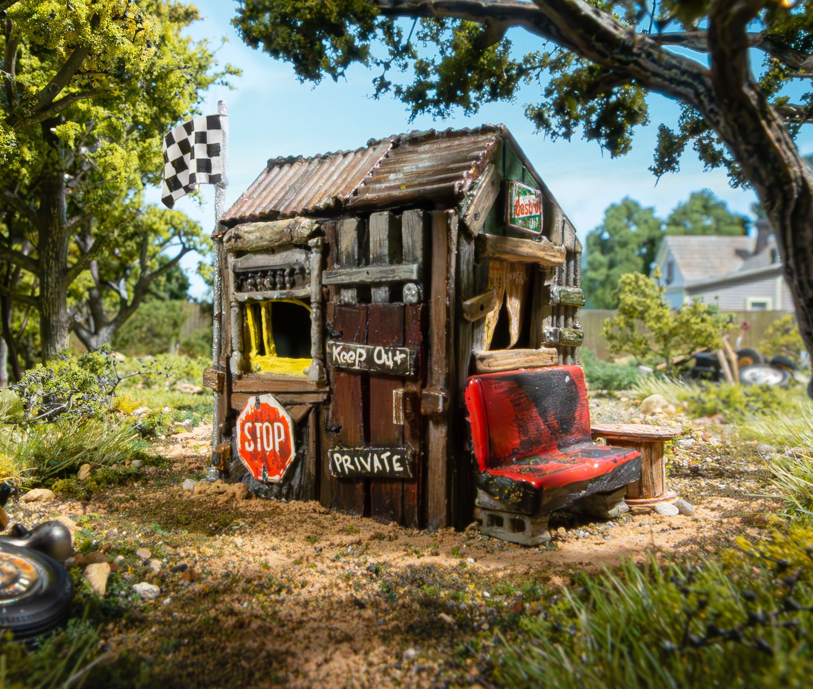 Woodland Scenics N BR4962 Built Up Kids Clubhouse