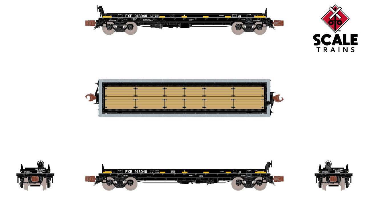 ScaleTrains Rivet Counter N SXT39273 Thrall-Trinity 42' Single Hood Coil Car Ferromex FXE #918052