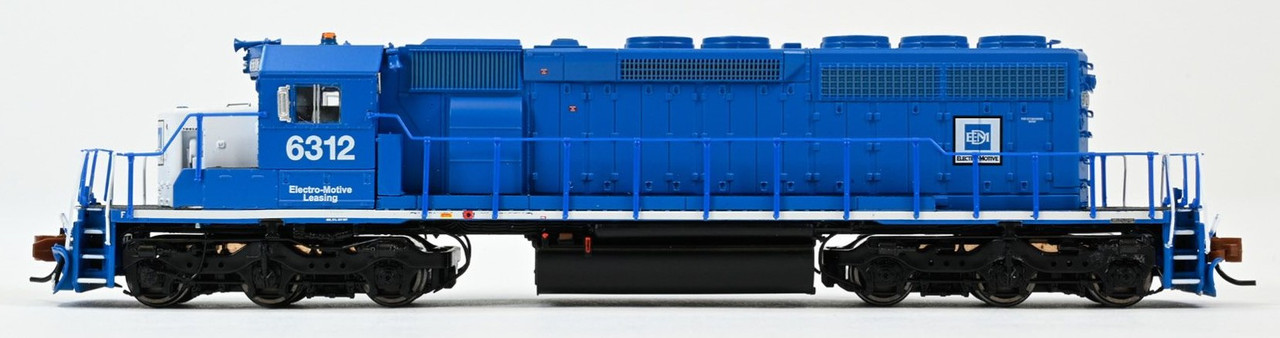 ScaleTrains Rivet Counter N SXT39406 DCC Ready EMD SD40-2 Locomotive EMD Lease Blue & White EMDX #6312