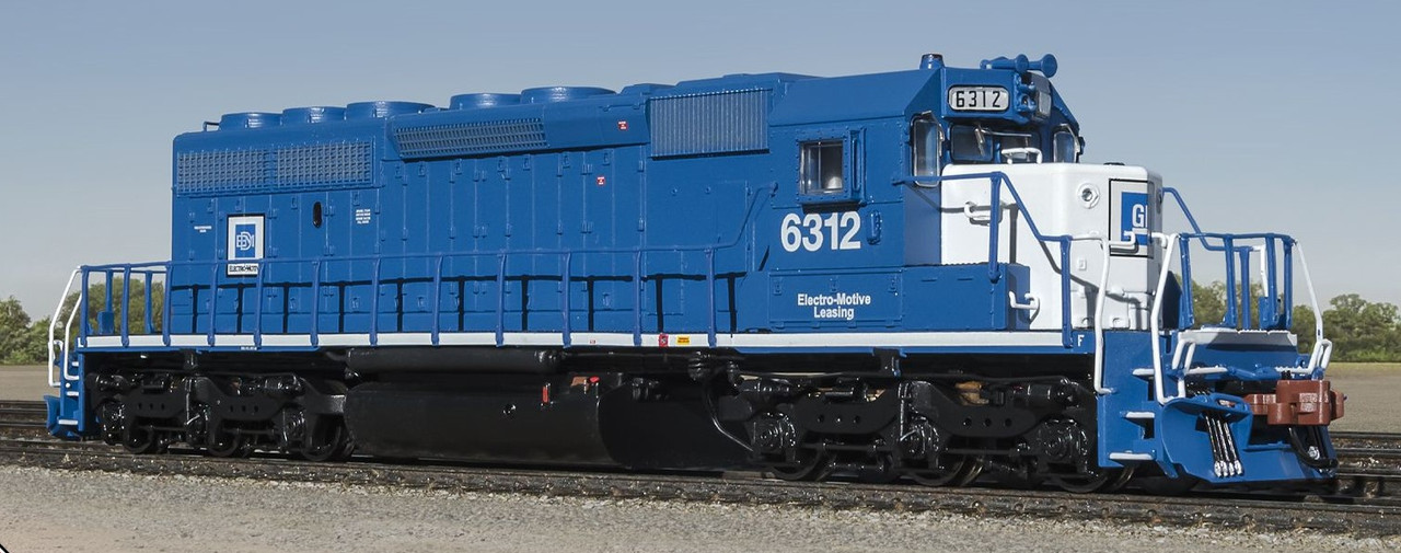 ScaleTrains Rivet Counter N SXT39408 DCC Ready EMD SD40-2 Locomotive EMD Lease Blue & White EMDX #6347