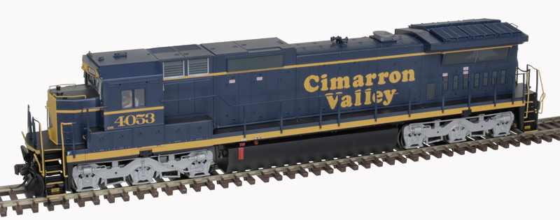 Atlas Master Gold Series HO 10004196 DCC/ESU LokSound V5 Equipped GE DASH 8-40C Locomotive w/Front Ditch Lights Cimarron Valley #4053