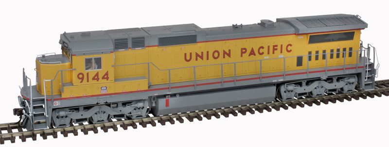 Atlas Master Gold Series HO 10004215 DCC/ESU LokSound V5 Equipped GE DASH 8-40C Locomotive w/Front Ditch Lights Union Pacific UP #9105