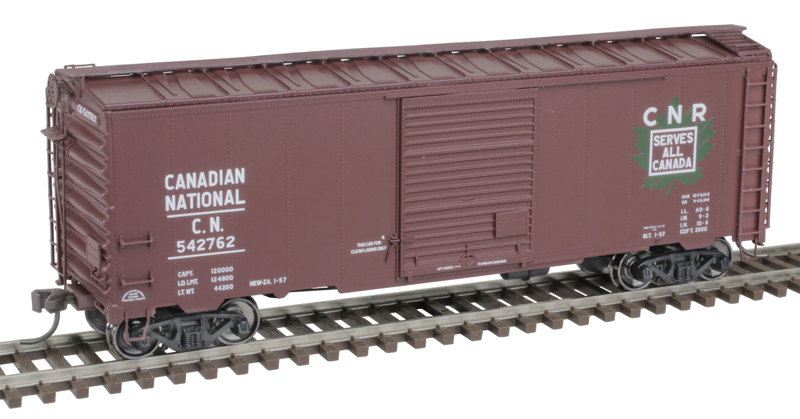 Atlas Master HO 20006830 40' Postwar Boxcar Canadian National CN #542762