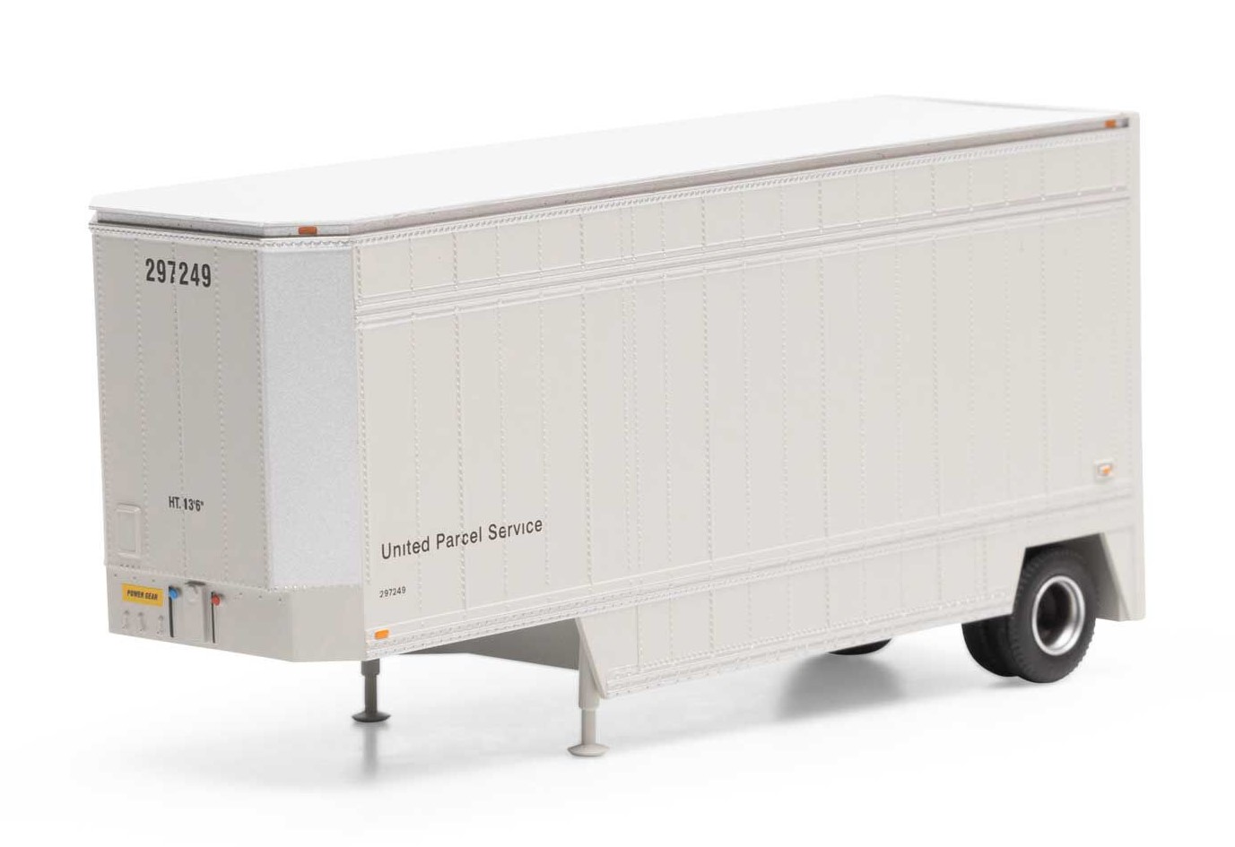 Athearn HO ATH90205 28' Drop Sill Trailer UPS 'No Shield' UPSZ #297249