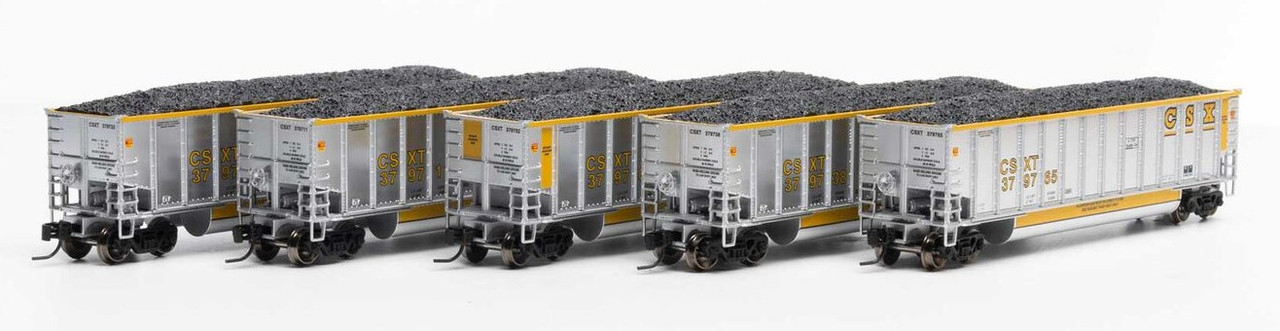 Athearn N ATH25079 Bethgon Coalporter with Load CSX #3 5-Pack