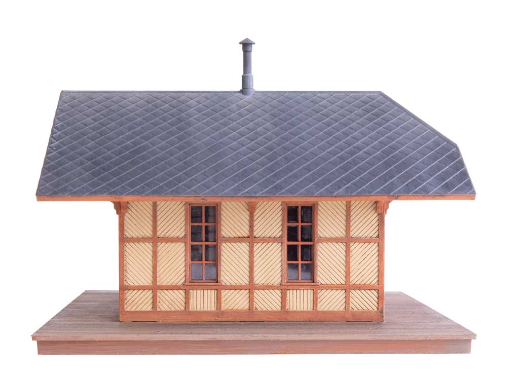 Walthers Cornerstone HO 933-3555 Victoria Springs Station - Kit