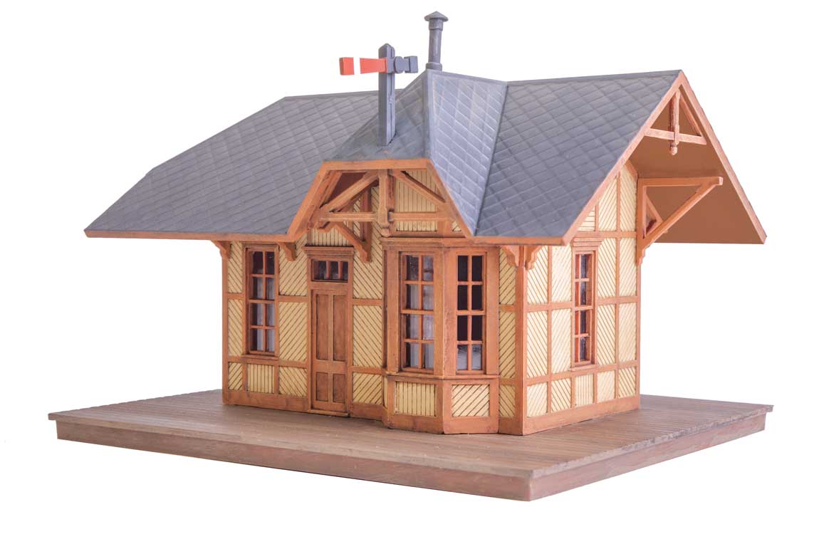 Walthers Cornerstone HO 933-3555 Victoria Springs Station - Kit
