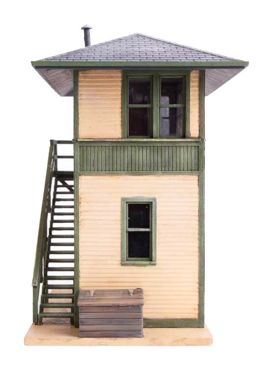 Walthers Cornerstone HO 933-3556 Trackside Signal Tower - Kit