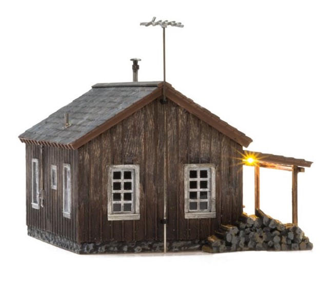 Woodland Scenics N BR4955 Built Up Rustic Cabin