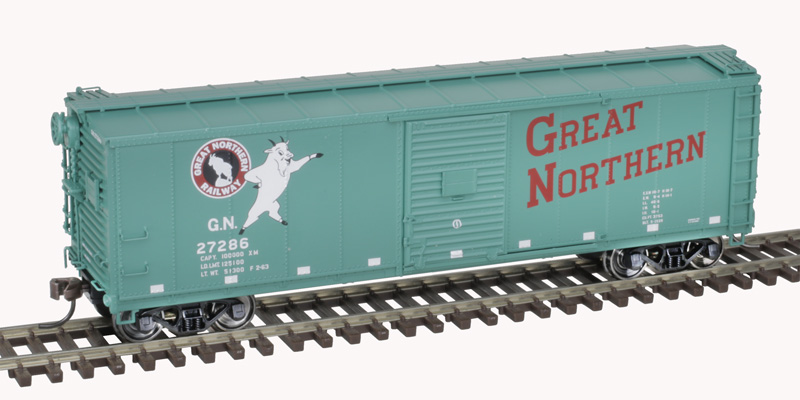 Atlas Master N 50006402 USRA Steel Rebuilt 40' Boxcar Great Northern GN #27216