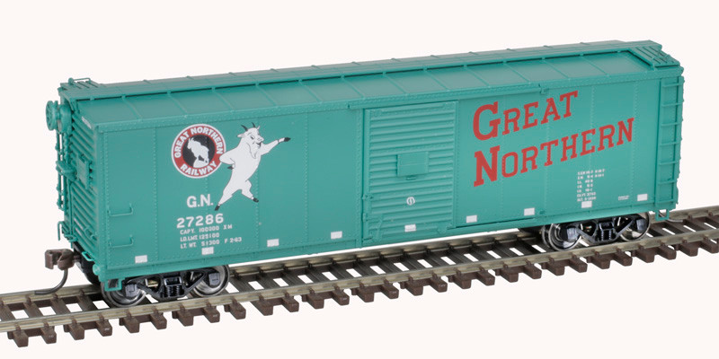 Atlas Master N 50006403 USRA Steel Rebuilt 40' Boxcar Great Northern GN #27286
