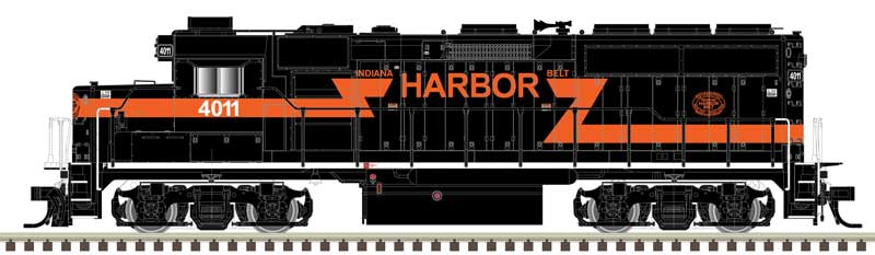 Atlas Master Silver Series HO 10004225 DCC Ready EMD GP40-2 Locomotive w/Front & Rear Ditch Lights Indiana Harbor Belt IHB #4011