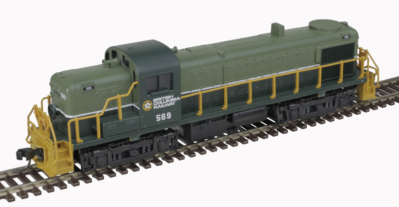 Atlas Classic Silver Series N 40005475 DCC Ready Alco RS3 Locomotive British Columbia Railway BCR #561