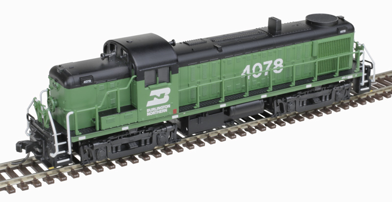 Atlas Classic Silver Series N 40005485 DCC Ready Alco RS3 Locomotive Burlington Northern BN #4058