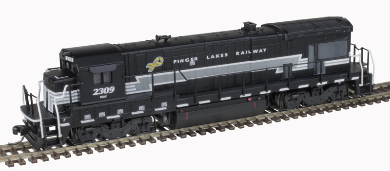 Atlas Master Gold Series N 40005454 DCC/ESU LokSound V5 Equipped GE B23-7 Locomotive w/Ditch Lights Finger Lakes Railway #2309