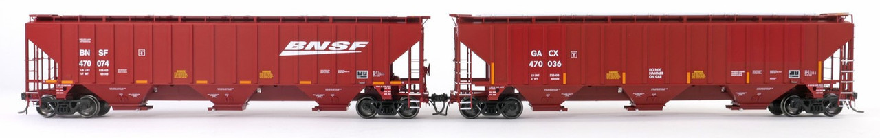Tangent Scale Models HO 36015-03 Trinity Industries Inc 4750CuFt Covered Hopper BNSF 'Large Swoosh 2005' BNSF #470034