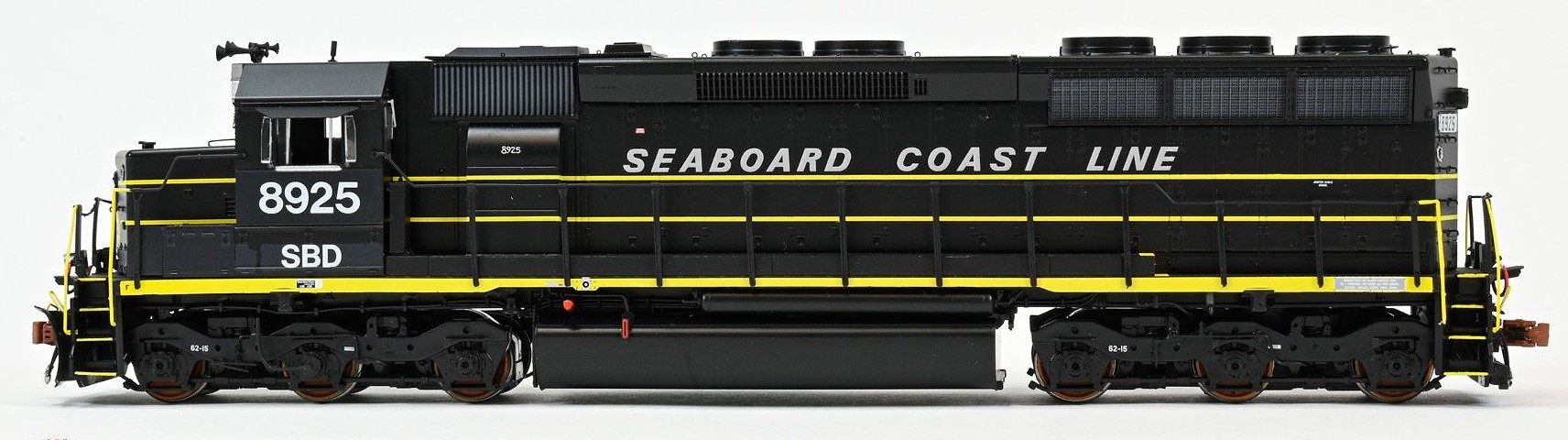 ScaleTrains Rivet Counter HO SXT39769 DCC/ESU Loksound 5 Equipped EMD SD45 Phase IIc Seaboard System 'ex-SCL patch' SBD #8925