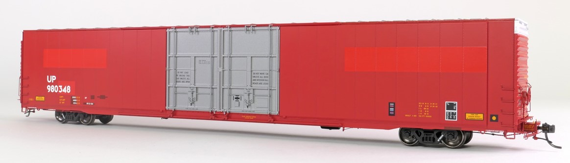 Tangent Scale Models HO 25067-01 Greenville 86′ Double Plug Door Box Car Union Pacific 'Ex-MKT 1984+' UP #980346