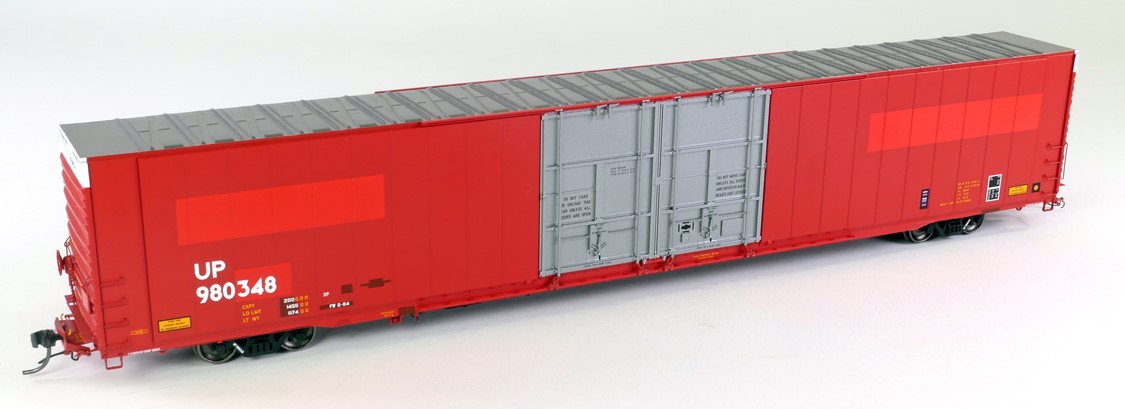 Tangent Scale Models HO 25067-01 Greenville 86′ Double Plug Door Box Car Union Pacific 'Ex-MKT 1984+' UP #980346