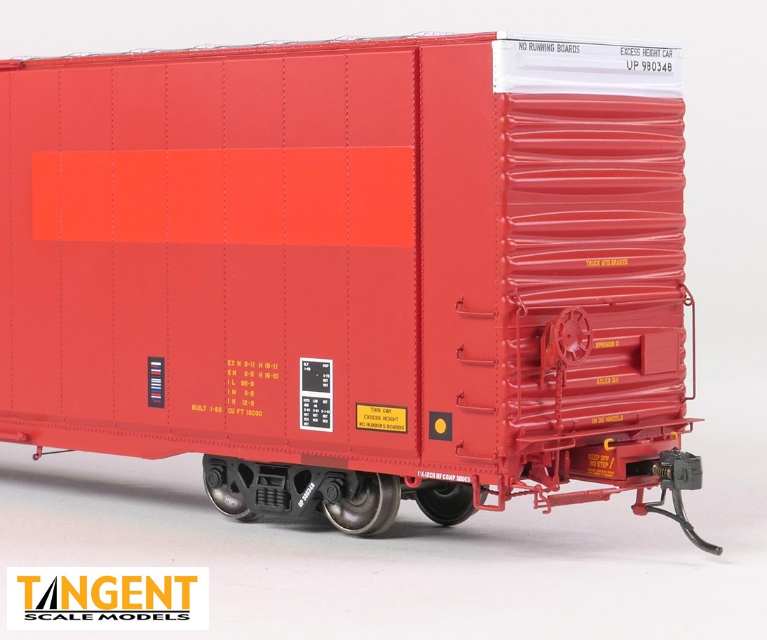 Tangent Scale Models HO 25067-01 Greenville 86′ Double Plug Door Box Car Union Pacific 'Ex-MKT 1984+' UP #980346