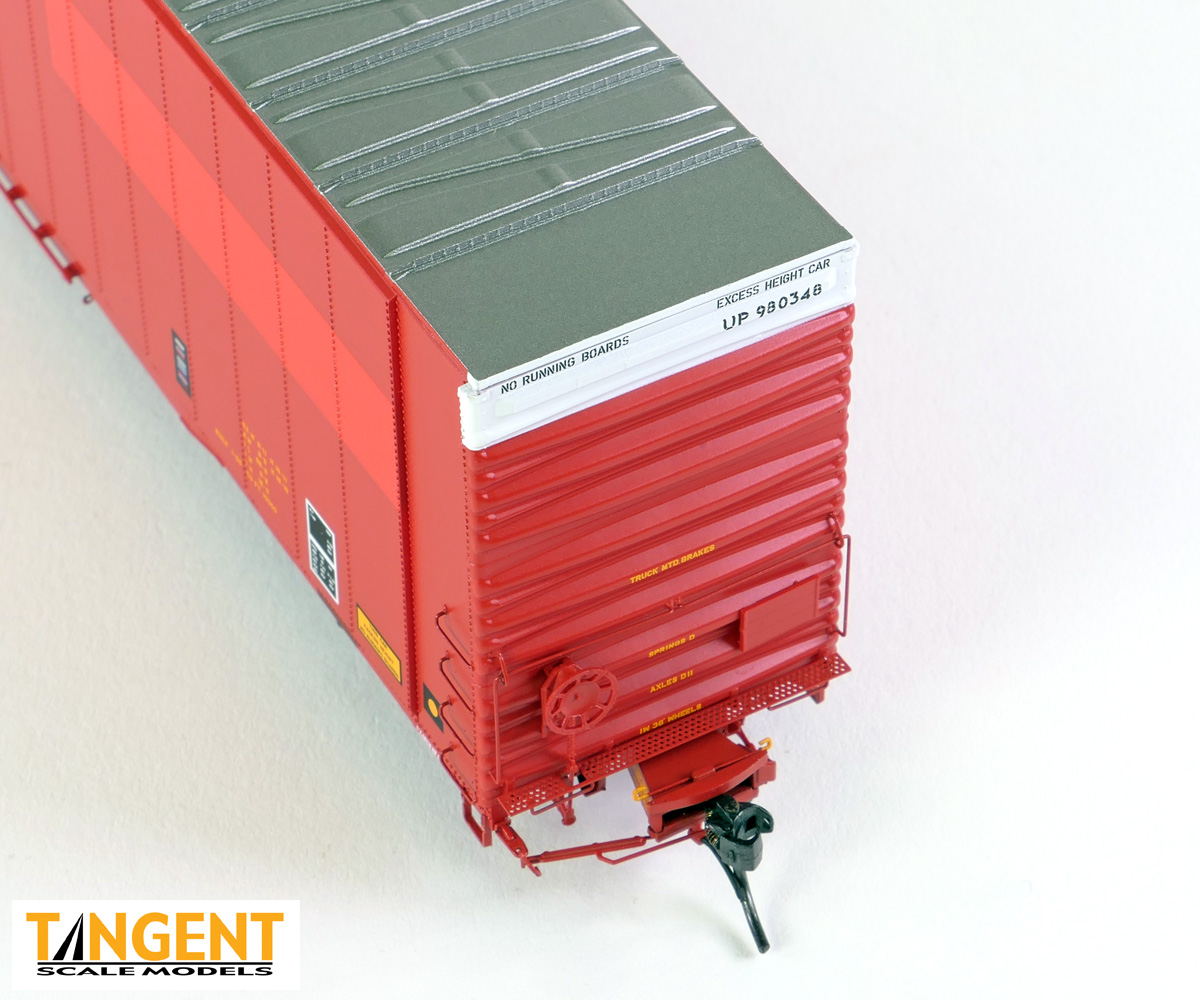 Tangent Scale Models HO 25067-01 Greenville 86′ Double Plug Door Box Car Union Pacific 'Ex-MKT 1984+' UP #980346