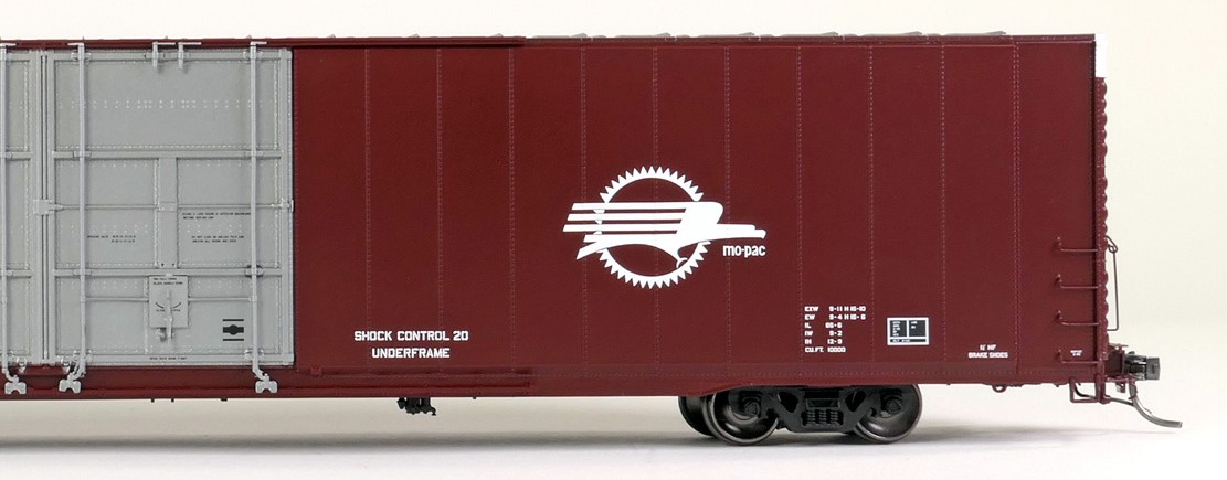 Tangent Scale Models HO 25068-01 Greenville 86′ Double Plug Door Box Car Missouri Pacific 'Screaming Eagle 1985' MP #271527