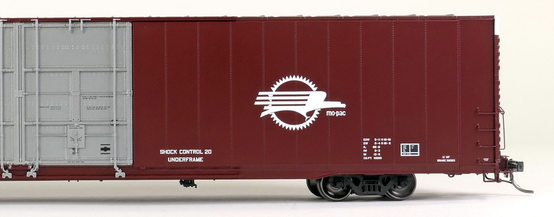 Tangent Scale Models HO 25068-02 Greenville 86′ Double Plug Door Box Car Missouri Pacific 'Screaming Eagle 1985' MP #271545
