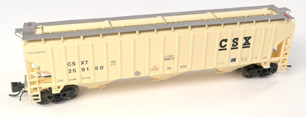 Tangent Scale Models N 81010-16 Trinity Industries Inc 4750CuFt Covered Hopper CSX 'Delivery 10-1988' CSXT #259276
