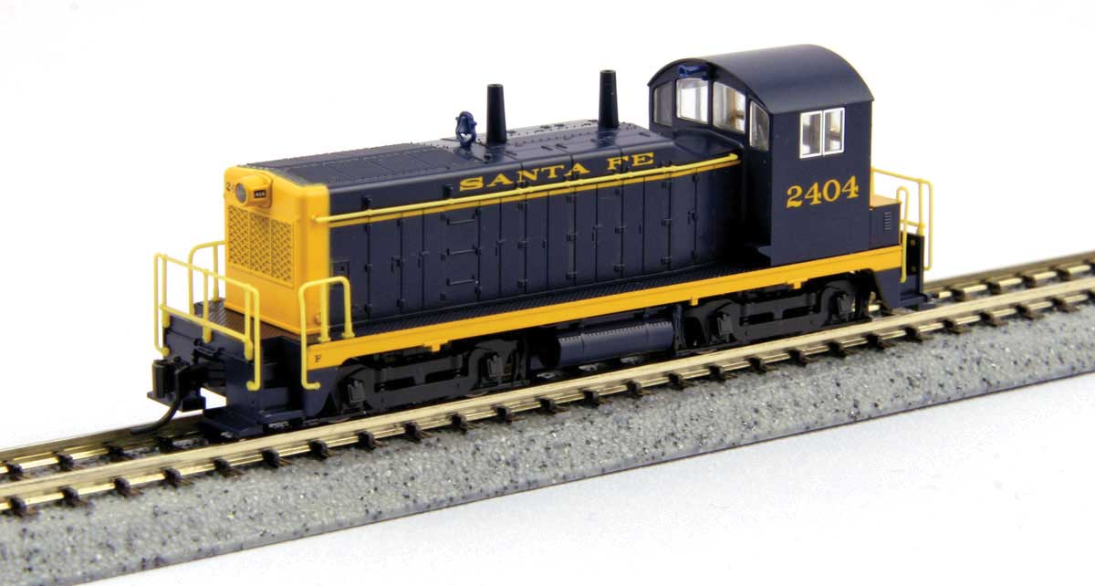 Kato N 176-4375 DCC Ready EMD NW2 Locomotive Santa Fe ATSF #2412