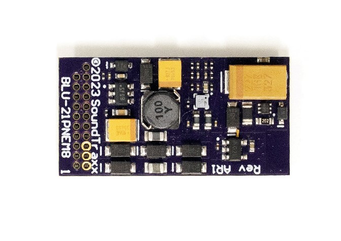 SoundTraxx Blunami 884608 BLU-21PNEM8 DCC Sound & Control Decoder w/Bluetooth - Steam-2
